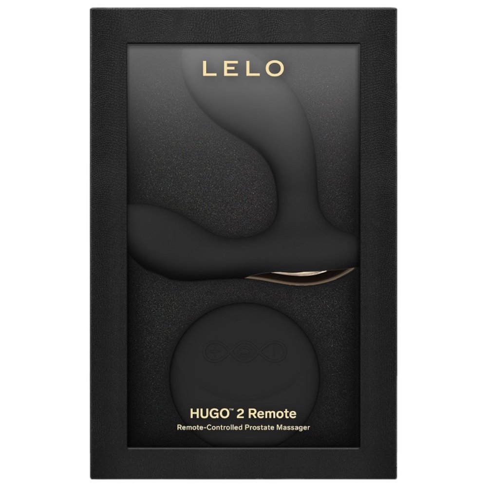 LELO Hugo 2 Remote Controlled Rechargeable Prostate Massager Black