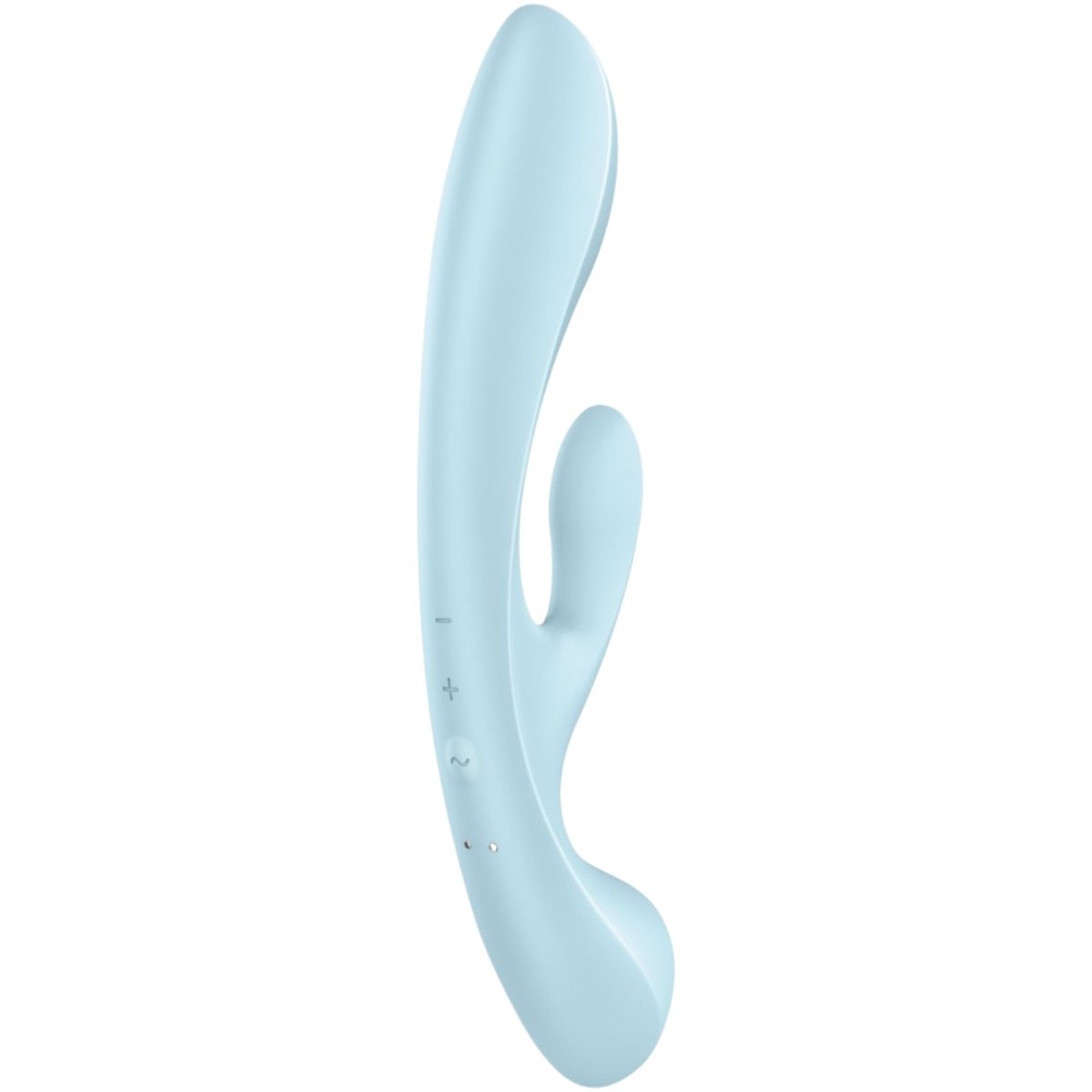 Satisfyer Triple Oh Rechargeable Wand Massager and Rabbit Vibrator Blue