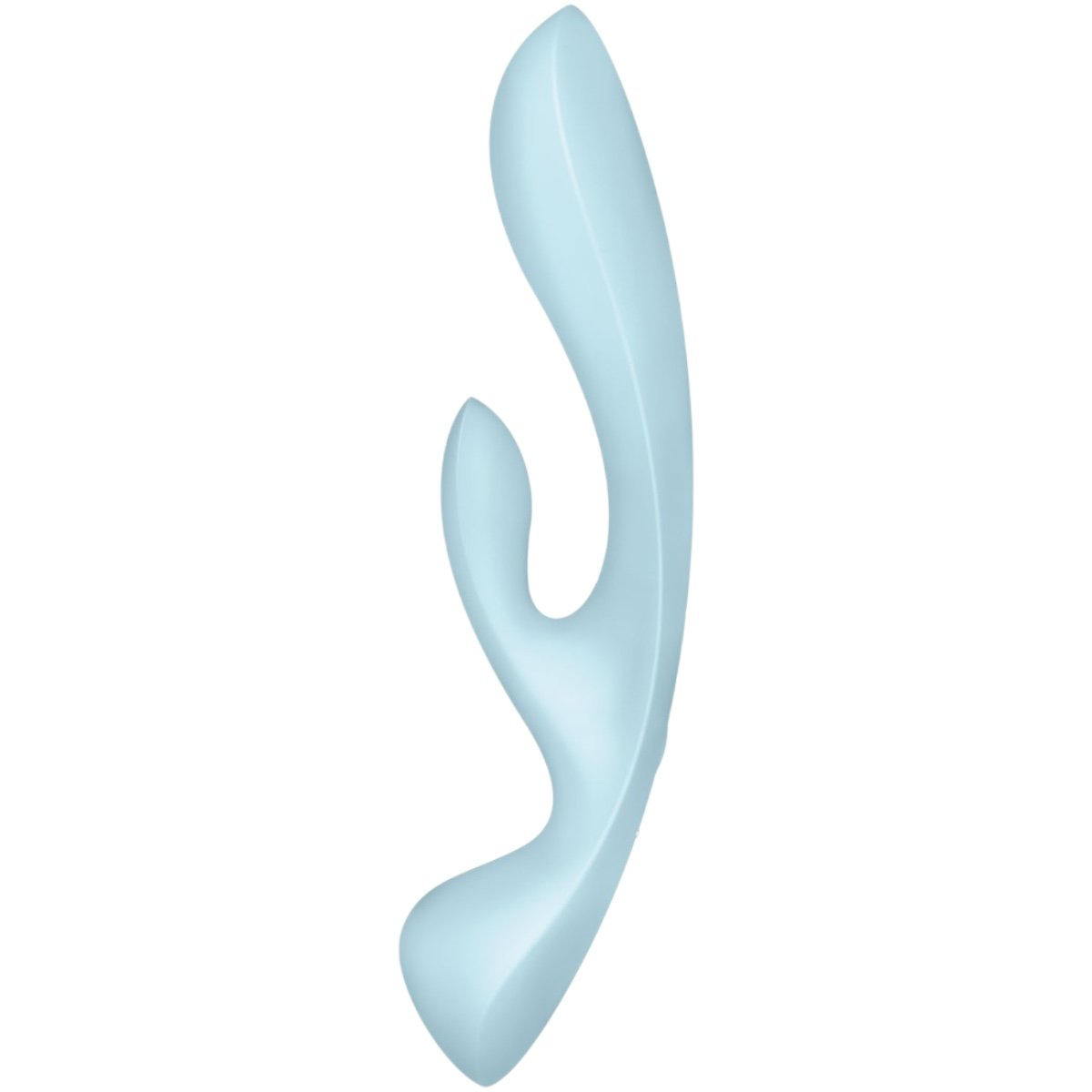 Satisfyer Triple Oh Rechargeable Wand Massager and Rabbit Vibrator Blue
