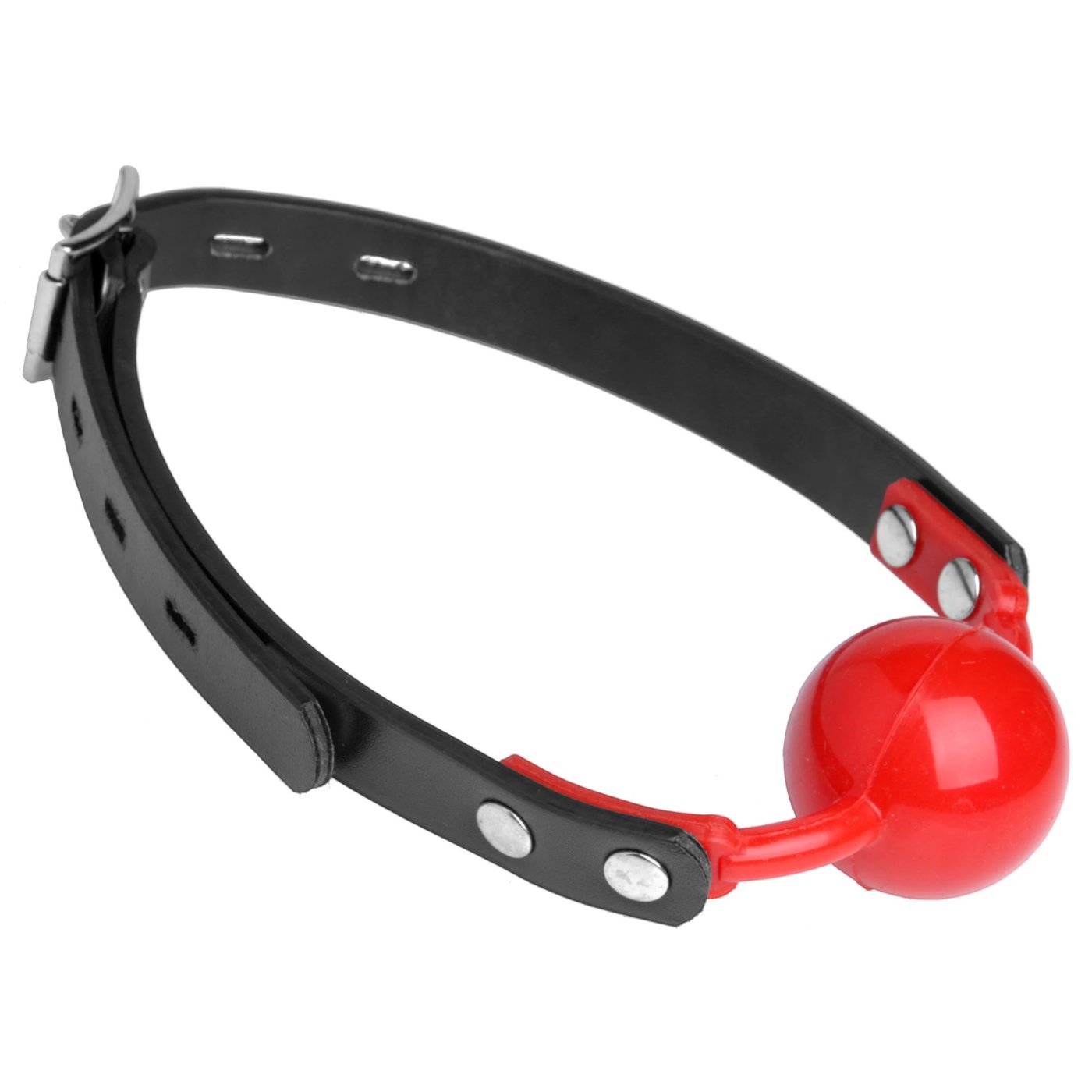 Master Series Hush Silicone Ball Gag Red