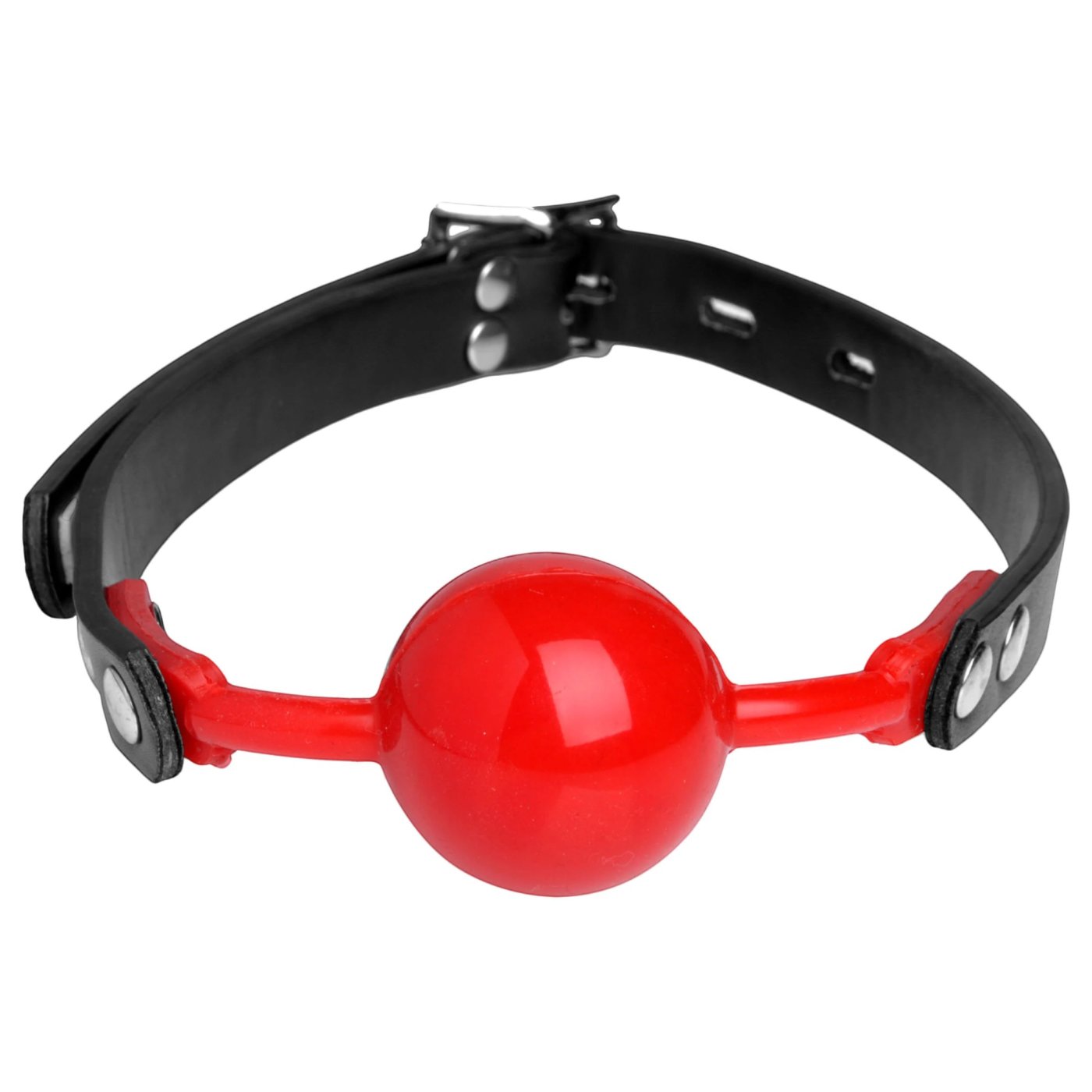Master Series Hush Silicone Ball Gag Red