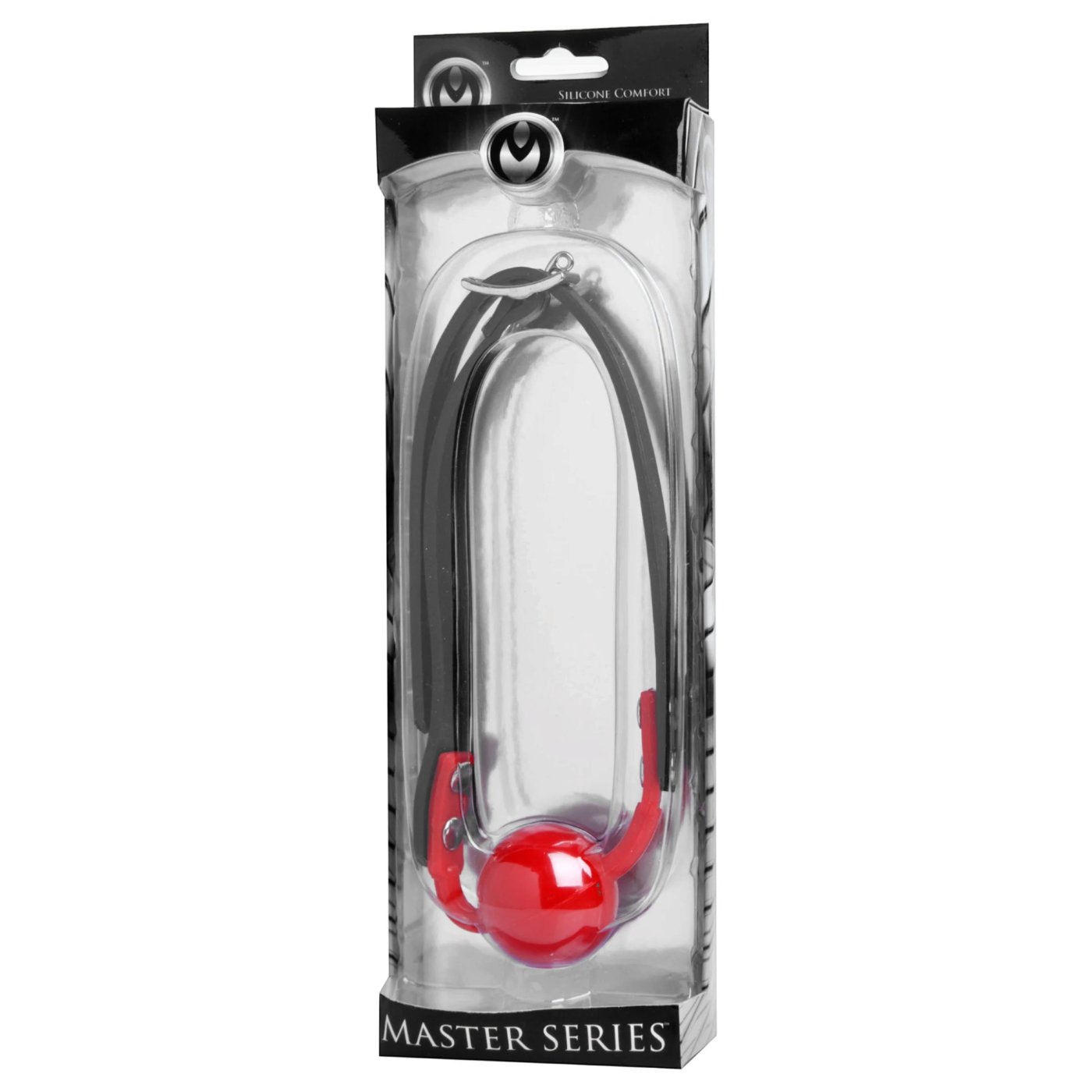 Master Series Hush Silicone Ball Gag Red