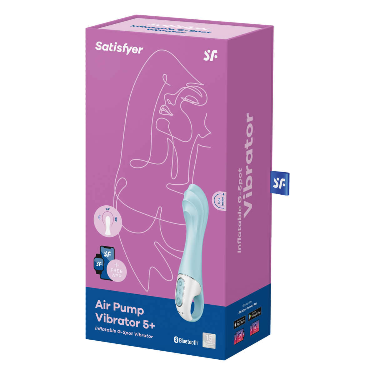 Satisfyer Air Pump G Spot Inflatable Vibrator 5 Connect App
