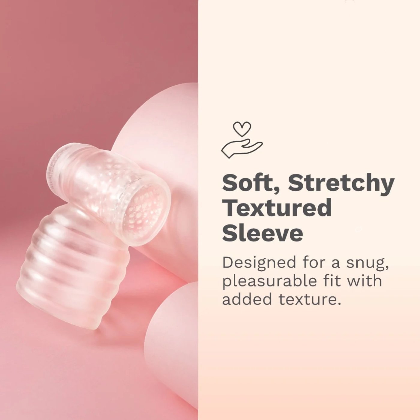 Le Wand Clear Male Masturbator Wand Attachment