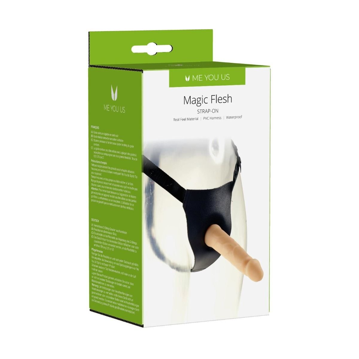 Me You Us Magic Flesh Realistic Strap-On Set 7 Inch 