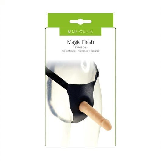 Me You Us Magic Flesh Realistic Strap-On Set 7 Inch 