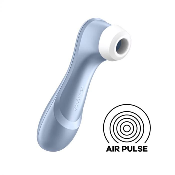 Satisfyer Pro 2 Generation 2 Air Pulse Rechargeable Clitoral Stimulator Blue