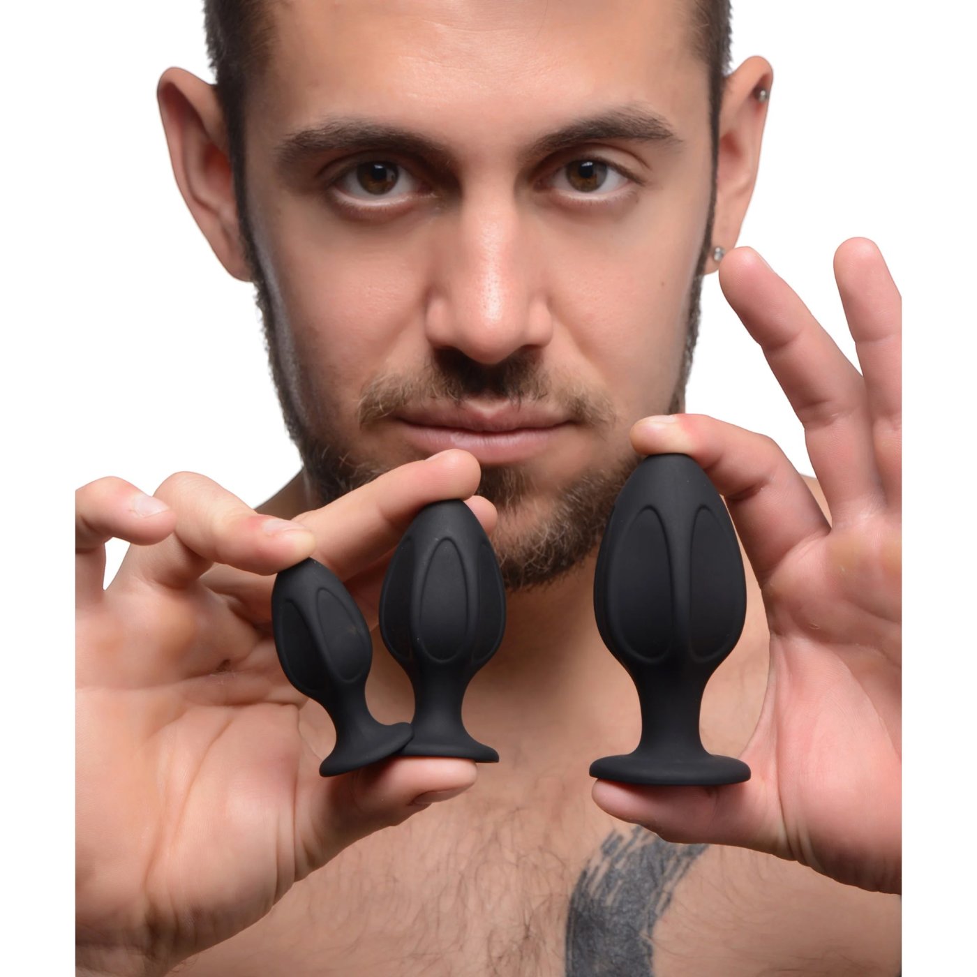 Master Series Triple Juicers Silicone Anal Trainer Set