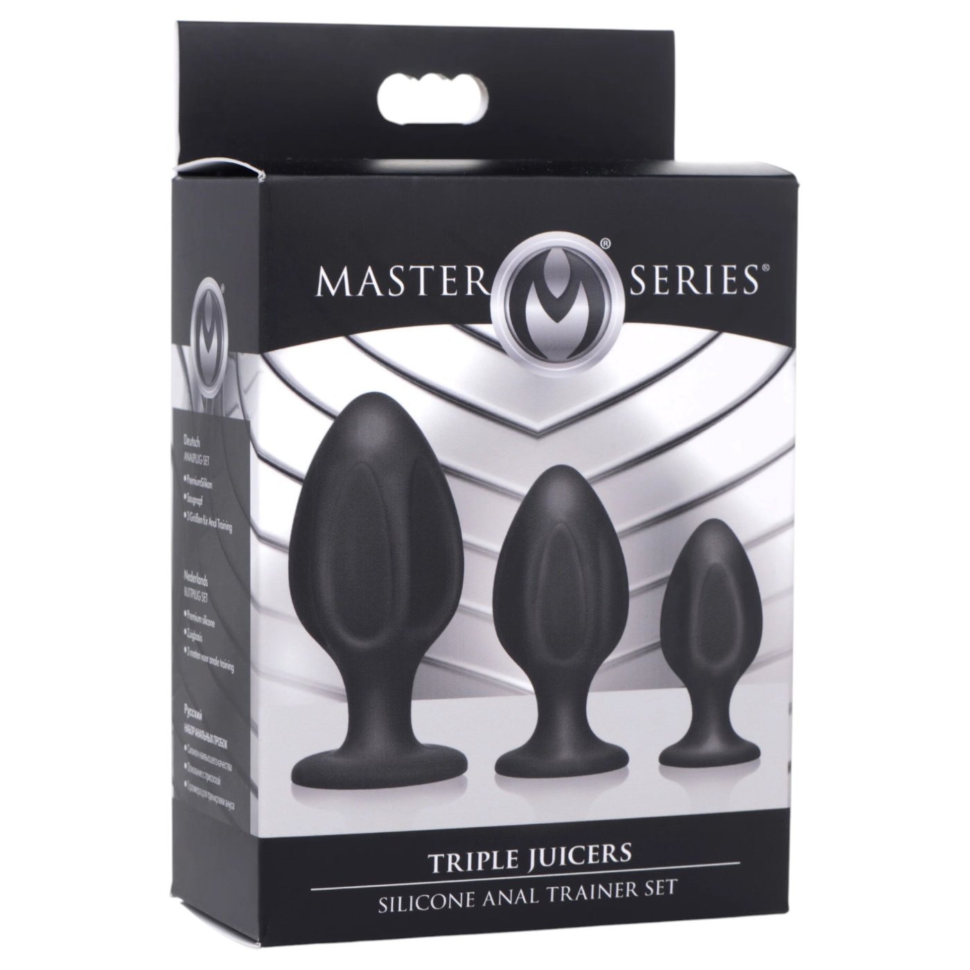 Master Series Triple Juicers Silicone Anal Trainer Set