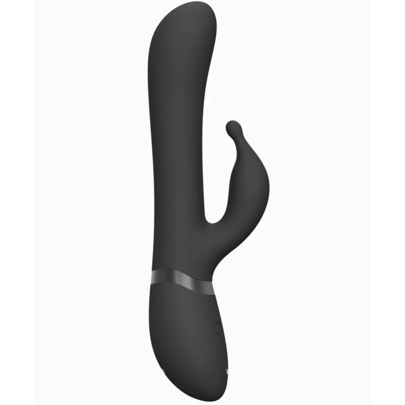 Vive Chou Double Action Interchangeable Rabbit Vibrator Black