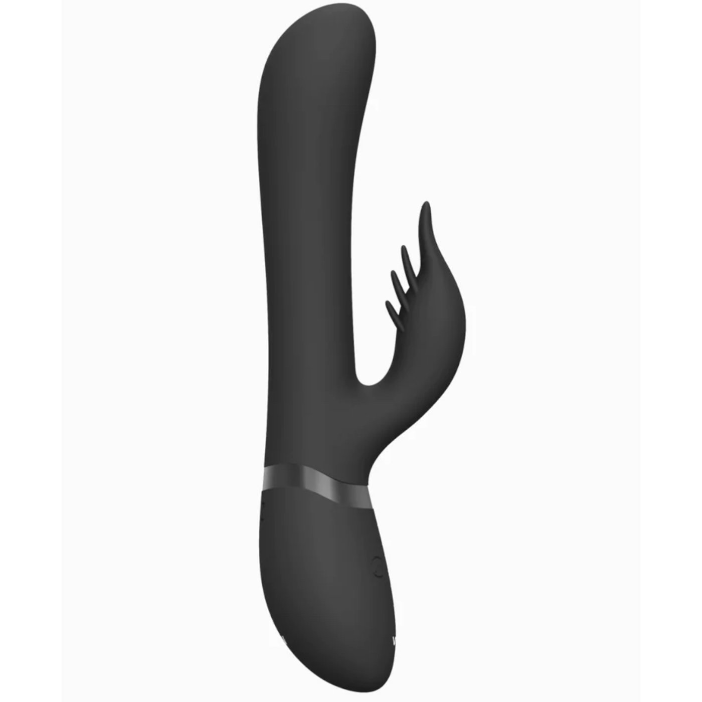 Vive Chou Double Action Interchangeable Rabbit Vibrator Black