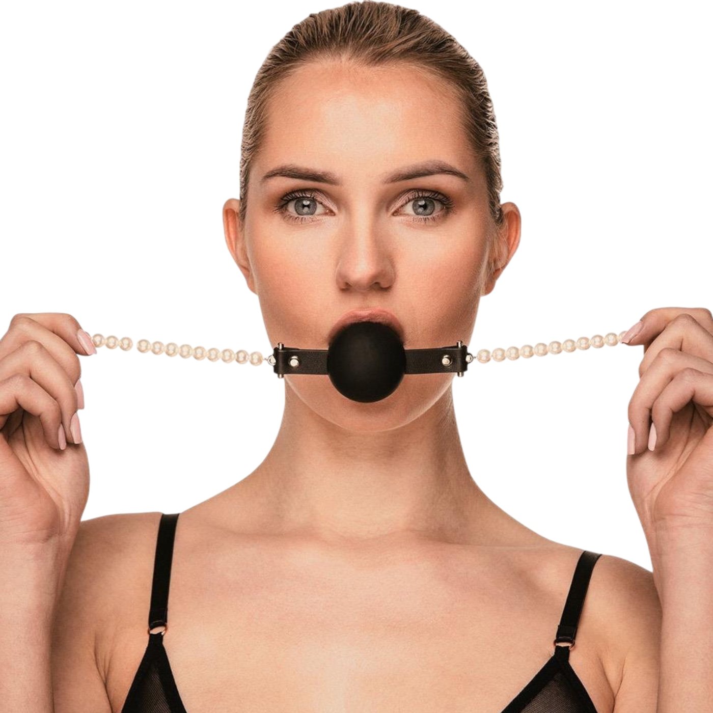 Guilty Pleasure Allure Majestic Pearl Bondage Mouth Gag