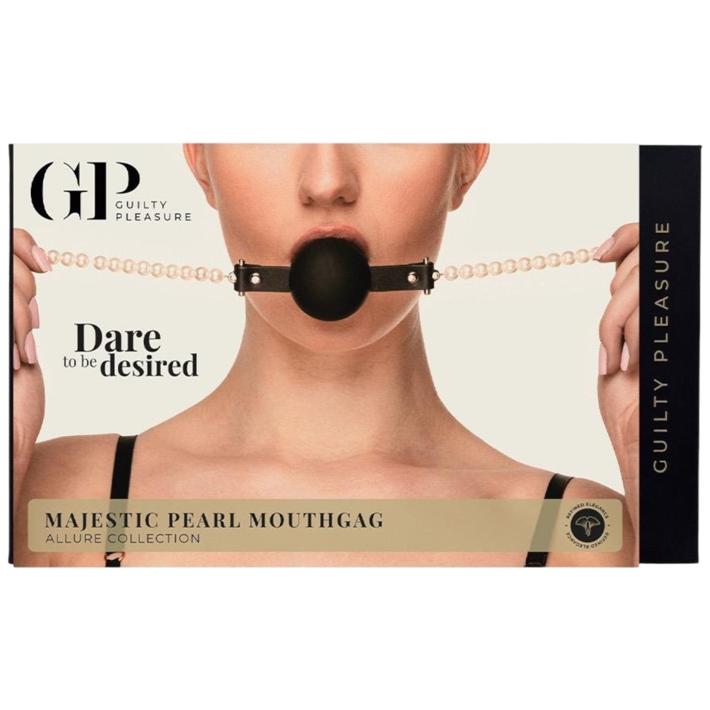 Guilty Pleasure Allure Majestic Pearl Bondage Mouth Gag