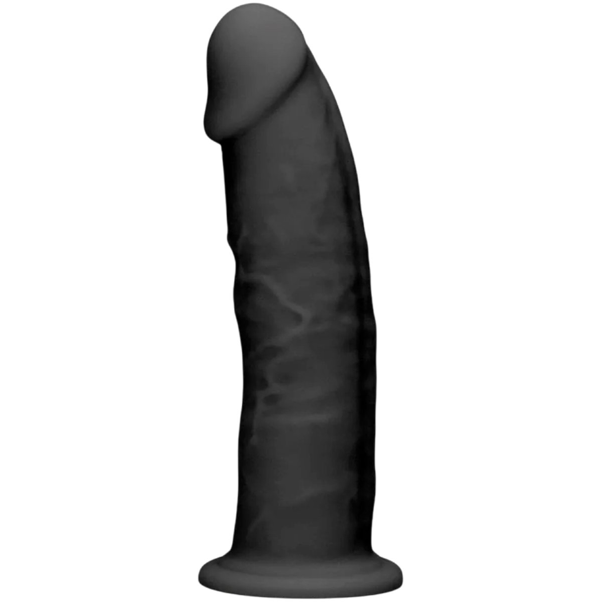 RealRock Realistic Black Dildo with Suction Cup 6 Inch