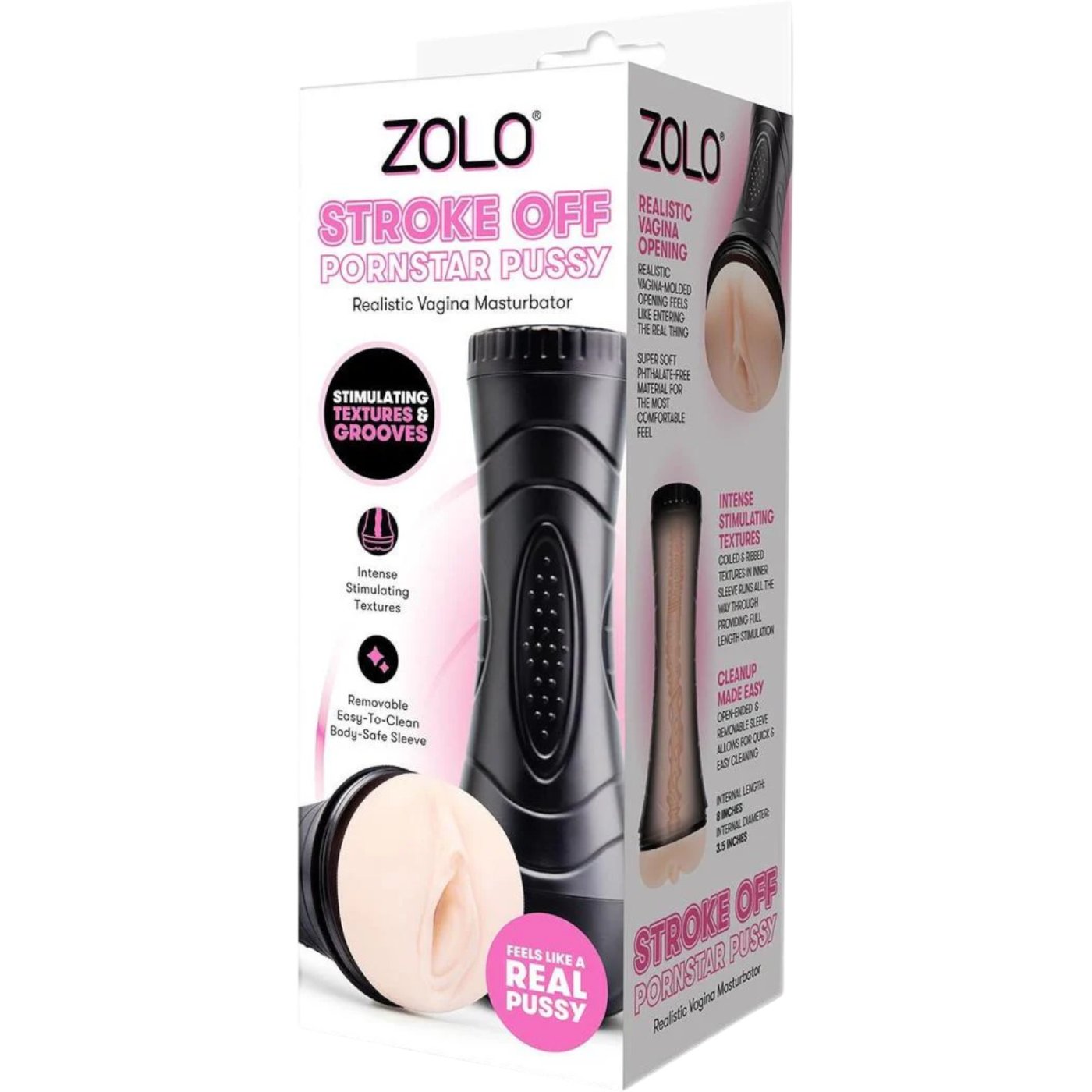 Zolo Stroke Off Pornstar Pussy Realistic Vagina Male Masturbator