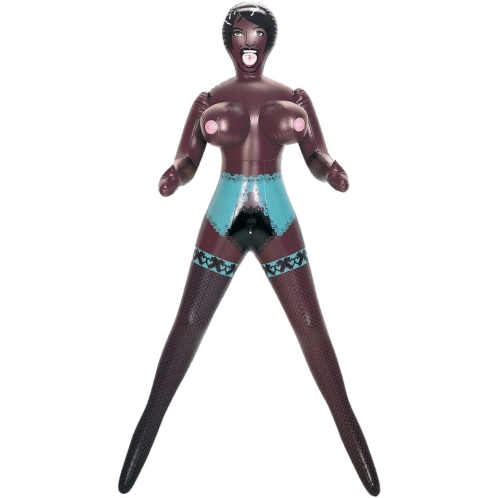 NMC Alecia King Life Size Love Doll With 3 Penetrating Holes Flesh Black