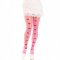 Leg Avenue Sweetheart Fishnet Tights with Bows Pink