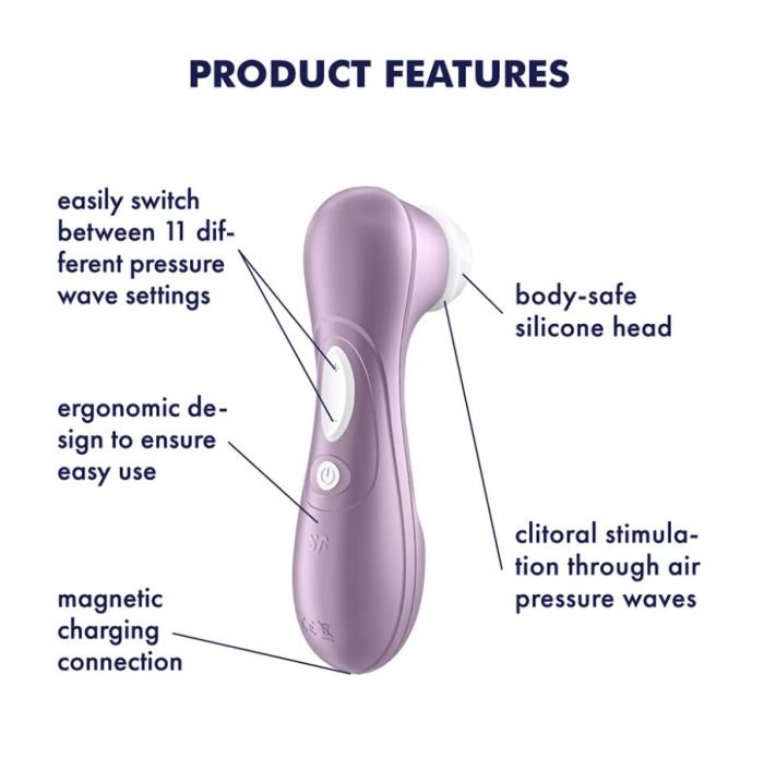 Satisfyer Pro 2 Generation 2 Air Pulse Rechargeable Clitoral Stimulator Violet