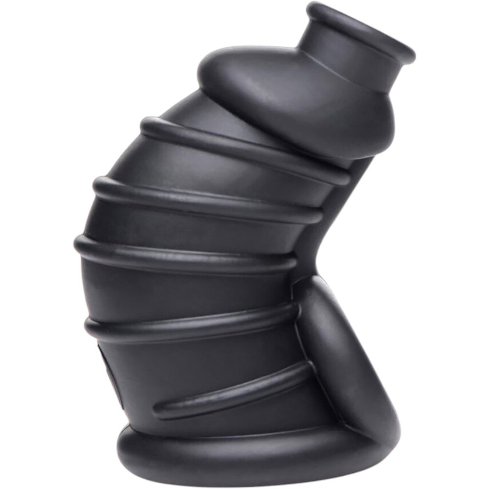 Master Series Dark Chamber Silicone Chastity Cage