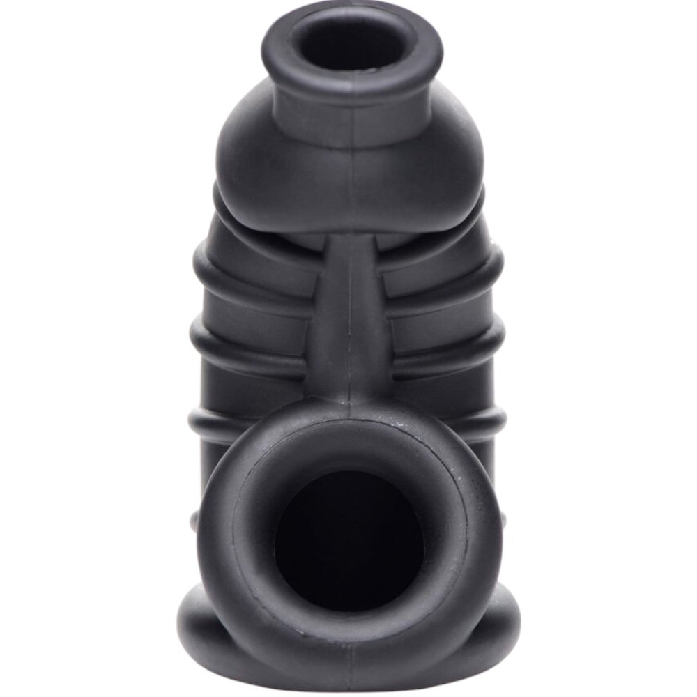 Master Series Dark Chamber Silicone Chastity Cage