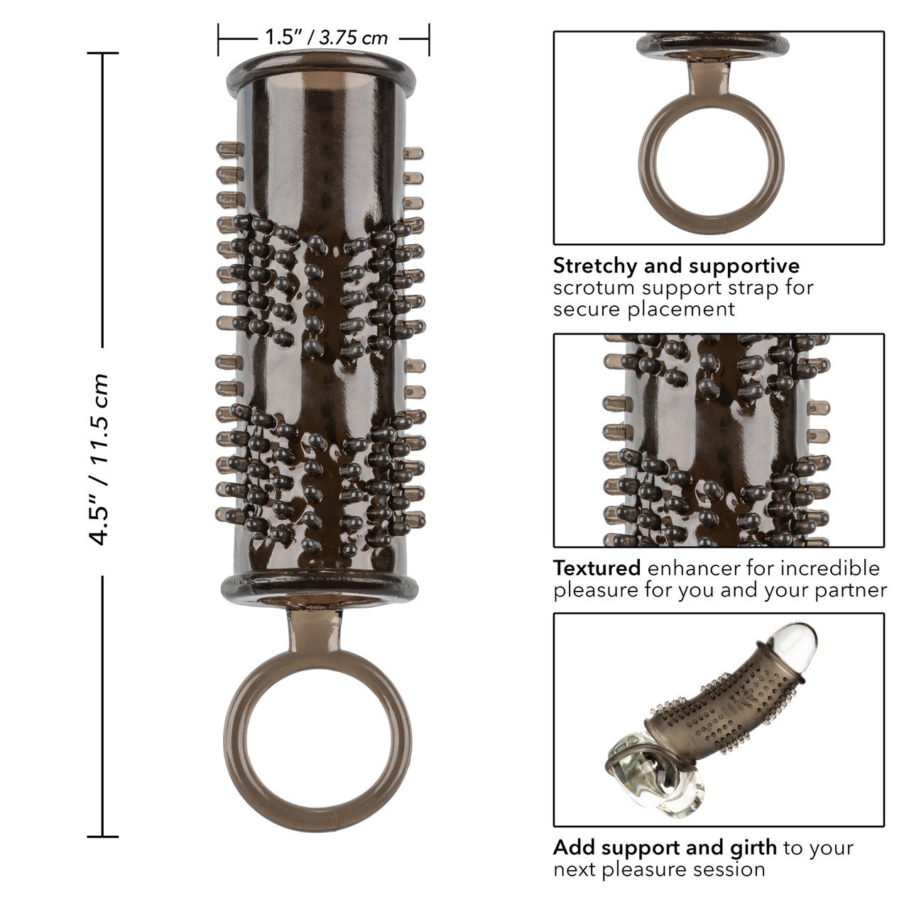 Girth and Length Pleasure Enhancer 4.5 Inch