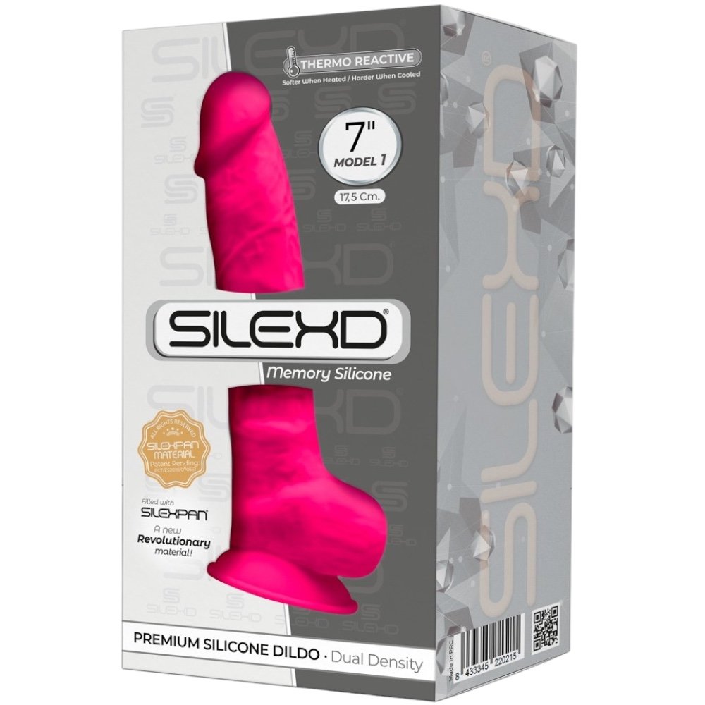 SilexD Premium Silicone Realistic Suction Cup Dildo 7 Inch