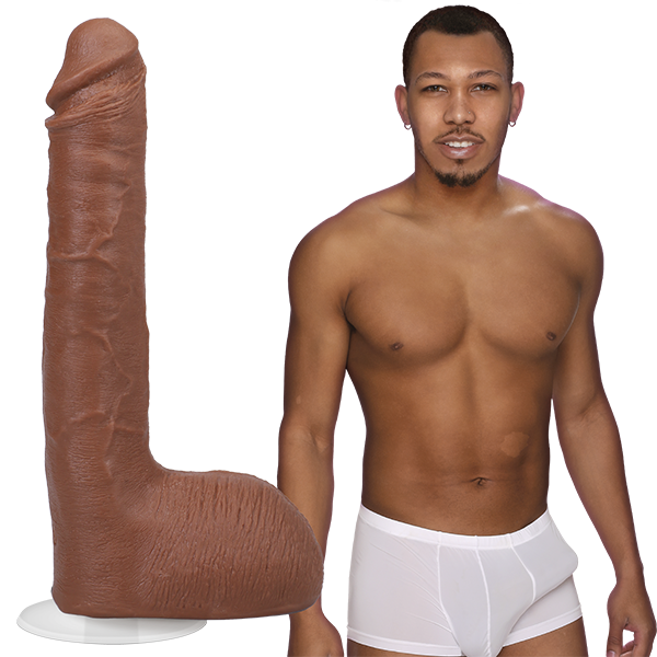 Signature Cocks Ricky Johnson Ultraskyn Cock with Suction Cup 10 Inch
