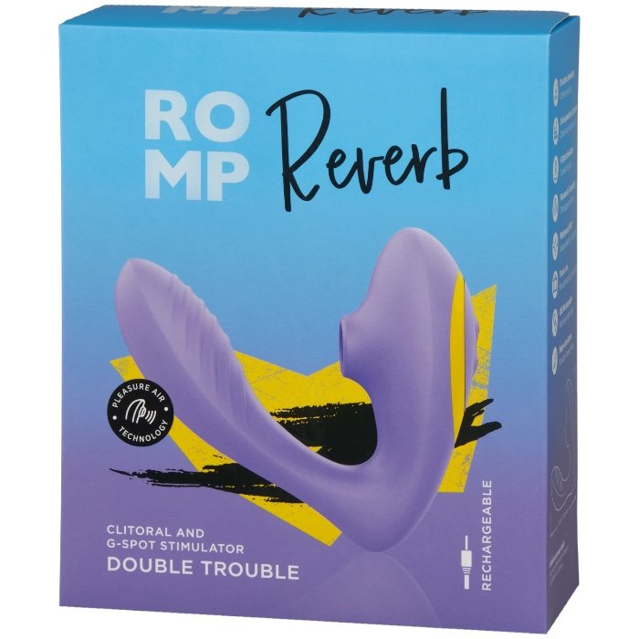 ROMP Reverb Rechargeable G-Spot and Clitoral Suction Stimulator