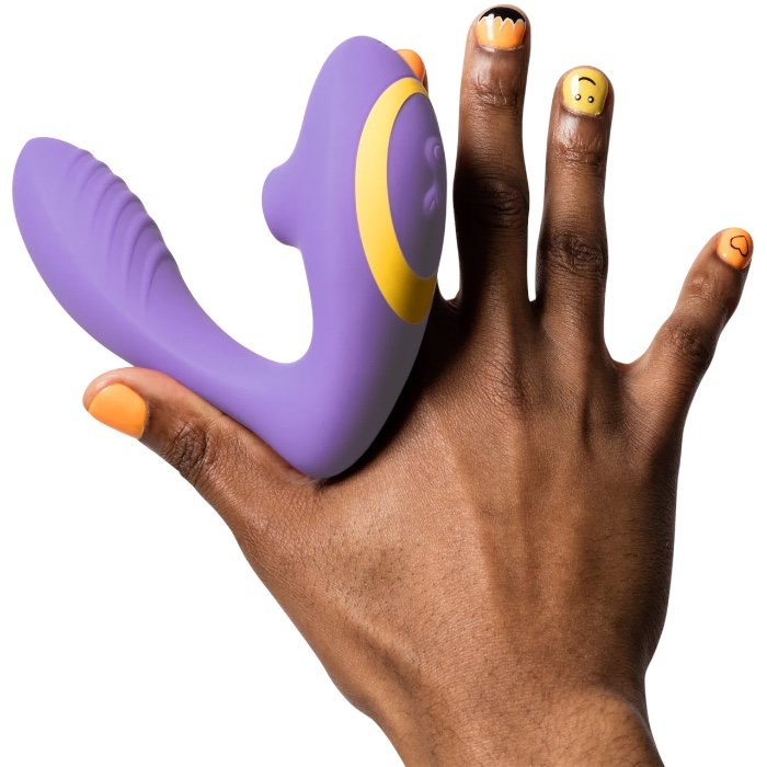 ROMP Reverb Rechargeable G-Spot and Clitoral Suction Stimulator