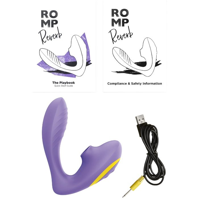 ROMP Reverb Rechargeable G-Spot and Clitoral Suction Stimulator