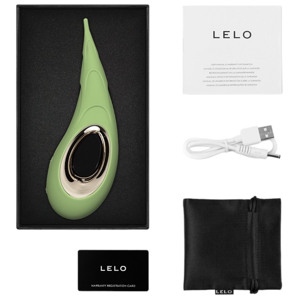 LELO Dot Cruise Rechargeable Clitoral Vibrator Pistachio Cream 