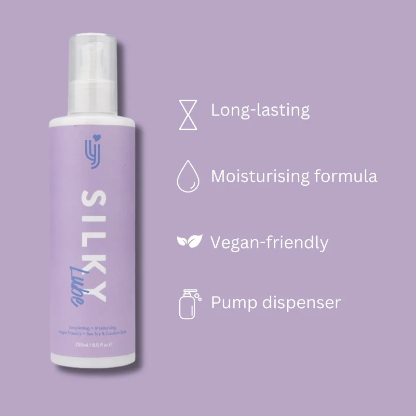 Loving Joy Silky Vegan-Friendly Water-Based Lubricant 250ml