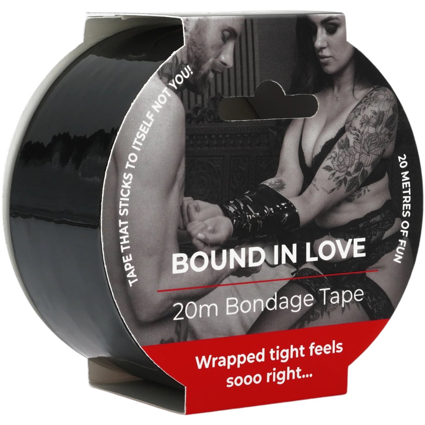 Sei Mio Pleasure Bound 20m Bondage Tape Black