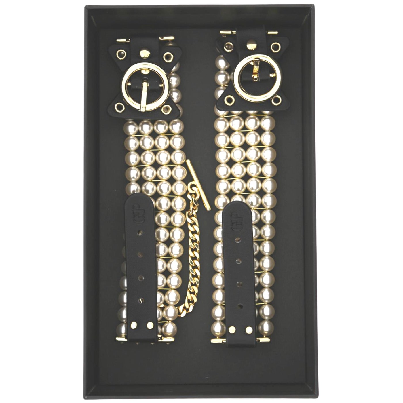 Guilty Pleasure Allure Ballroom Pearl Bondage Ankle Cuffs