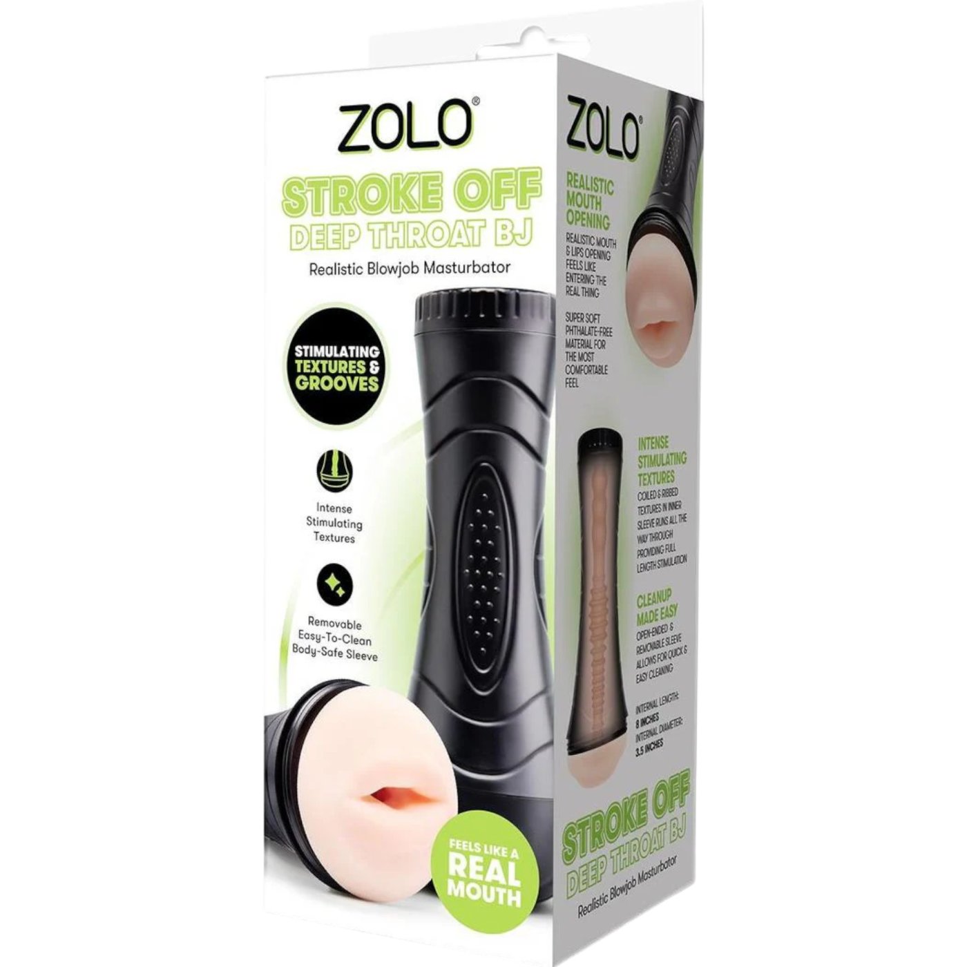 Zolo Stroke Off Deepthroat BJ Realistic Blowjob Masturbator