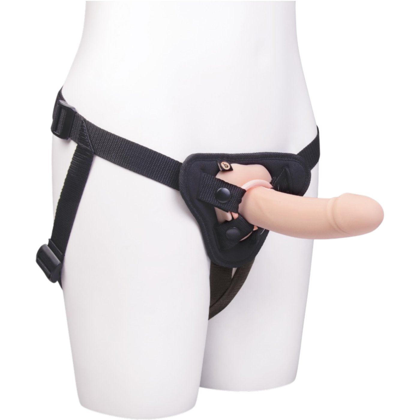b-Vibe Every Body Vibrating Realistic Strap-On Kit 6.5 Inch