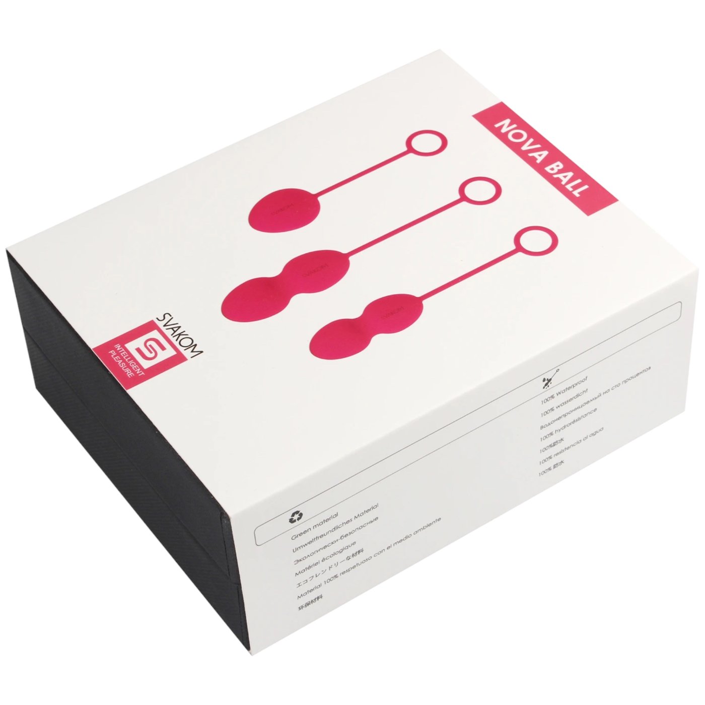 Svakom Nova Vaginal Relaxation Kegal Ball Set Pink