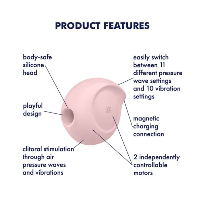 Satisfyer Sugar Rush Air Pulse Clitoral Stimulator Rose
