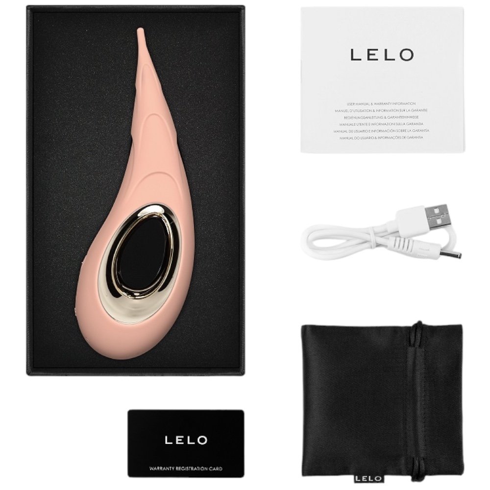 LELO Dot Cruise Rechargeable Clitoral Vibrator Peach 