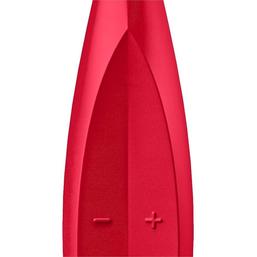 Satisfyer Twirling Fun Rechargeable Clitoral Stimulator Poppy Red