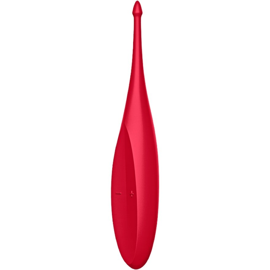 Satisfyer Twirling Fun Rechargeable Clitoral Stimulator Poppy Red