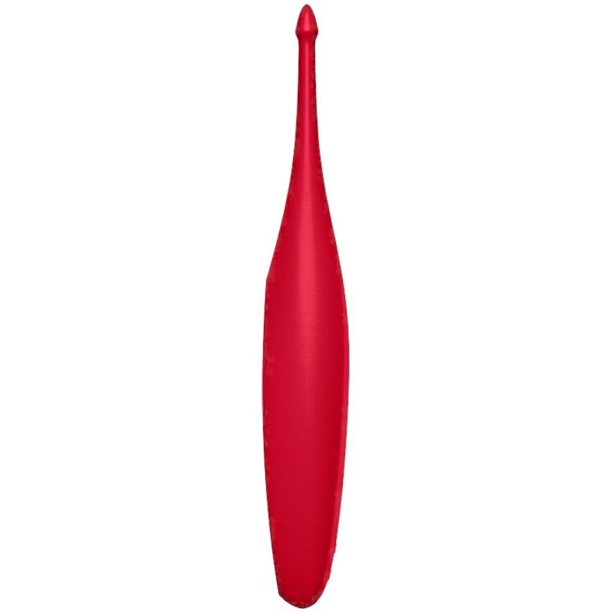 Satisfyer Twirling Fun Rechargeable Clitoral Stimulator Poppy Red