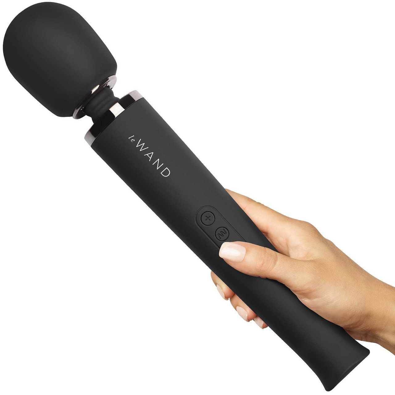 Le Wand Rechargeable Massage Wand Vibrator Black