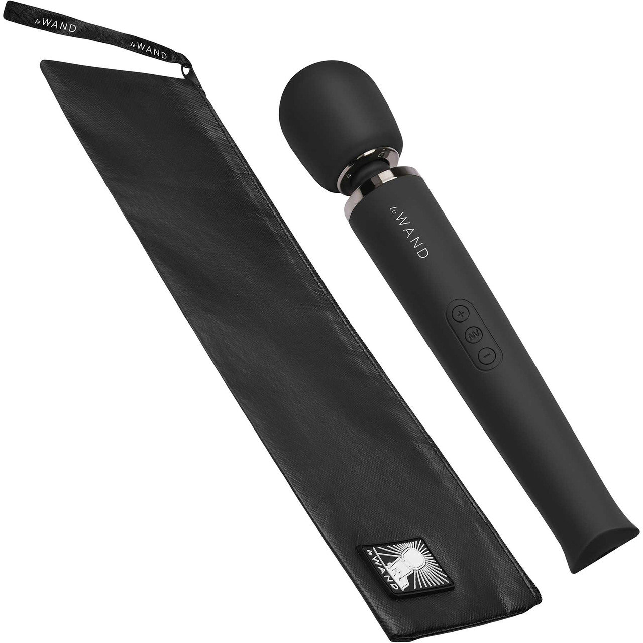 Le Wand Rechargeable Massage Wand Vibrator Black