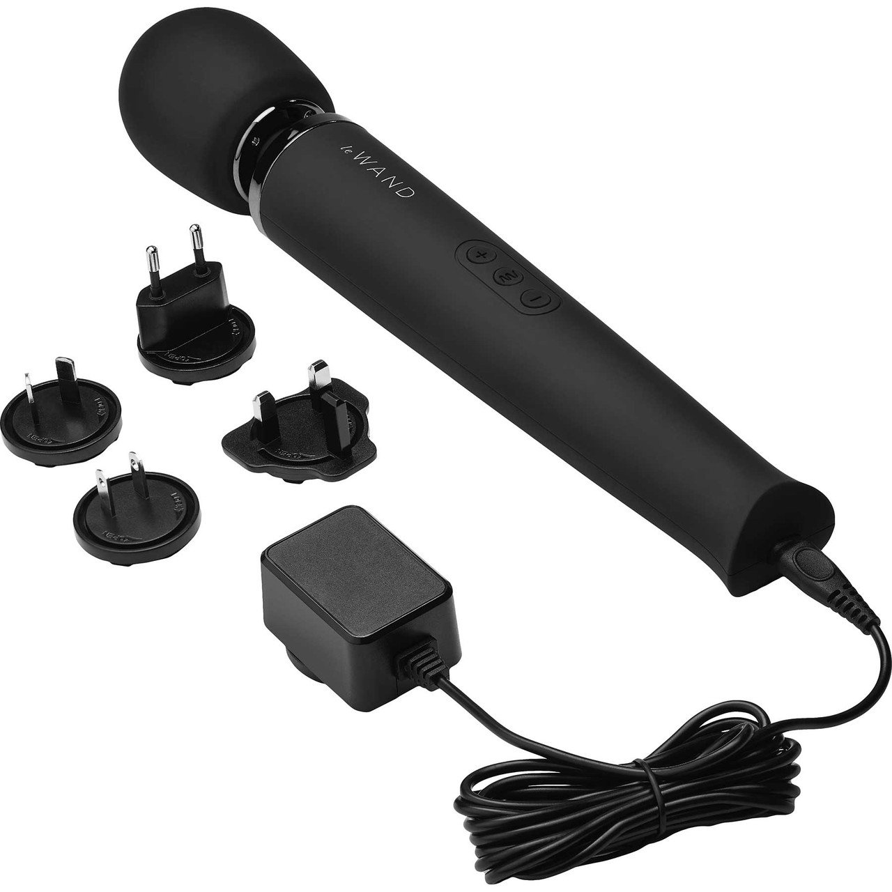 Le Wand Rechargeable Massage Wand Vibrator Black