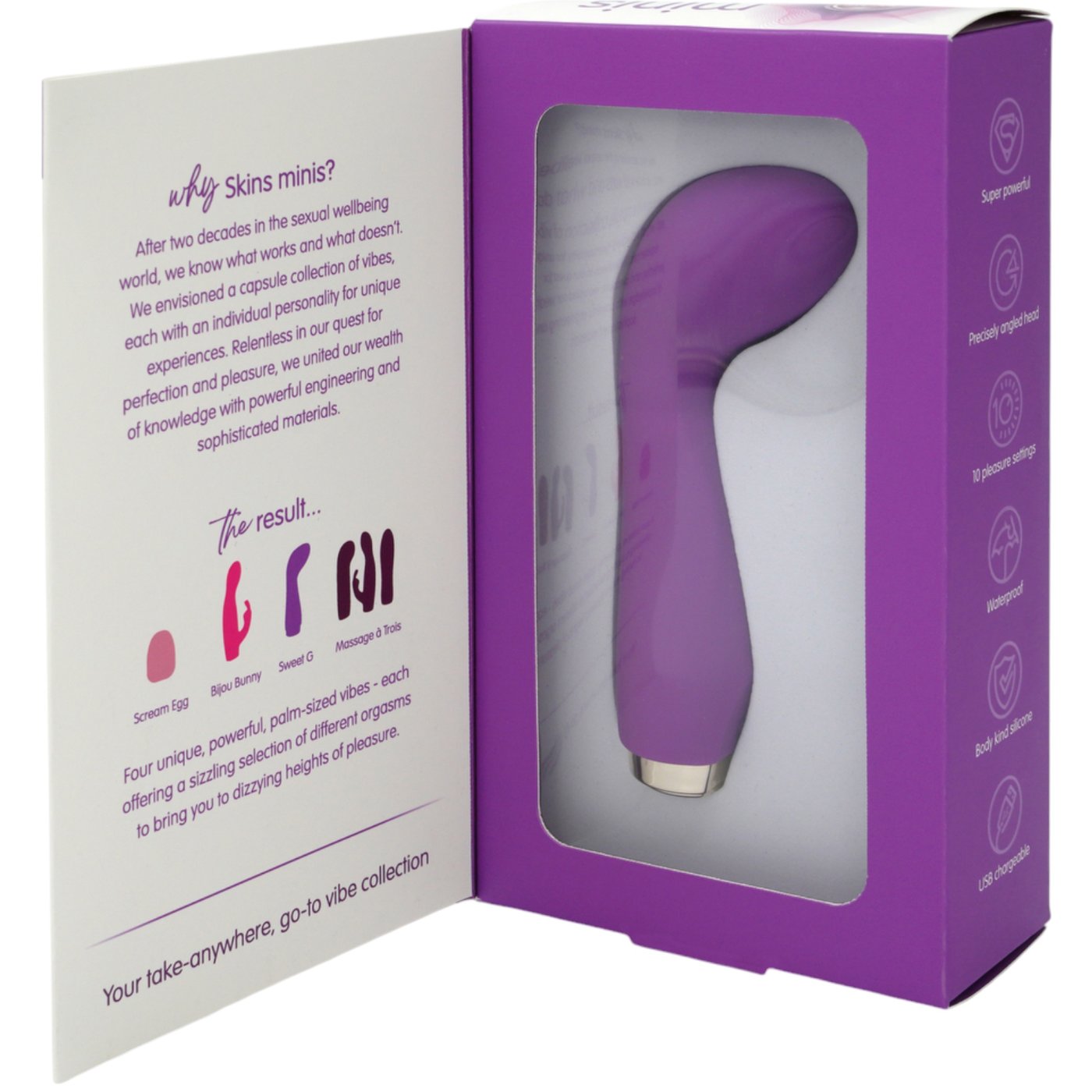 Skins Minis The Sweet G Spot Rechargeable Vibrator