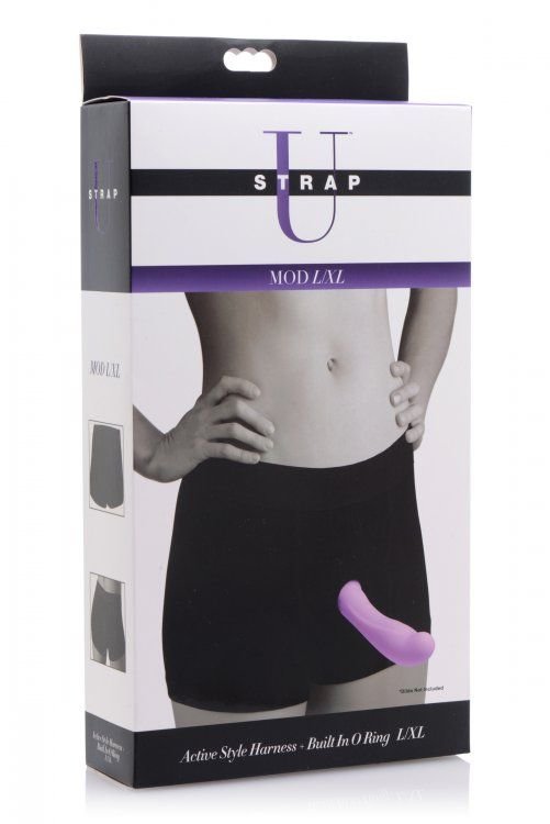 Strap U Mod Strap-On Style Harness with Built In O Ring L/XL