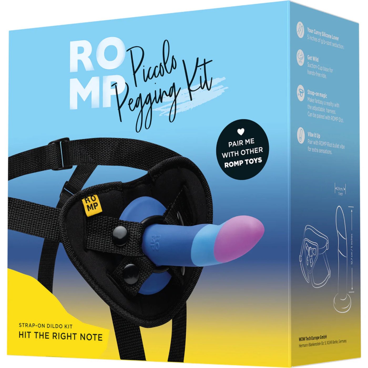 ROMP Piccolo Pegging Strap-On Kit (2 Piece)
