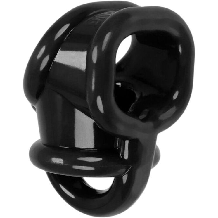 Oxballs BALLSLING Cock and Ball Sling With Ballsplitter Black