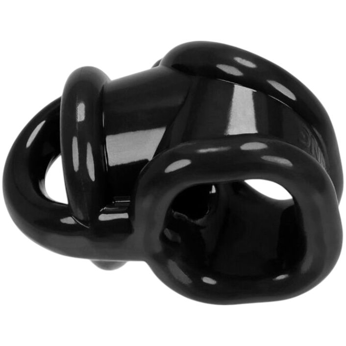 Oxballs BALLSLING Cock and Ball Ring With Ballsplitter Black 
